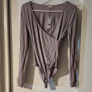 Garage Lavender Long Sleeve Bodysuit